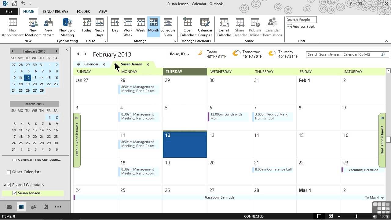 How To Share Outlook Calendar With Others